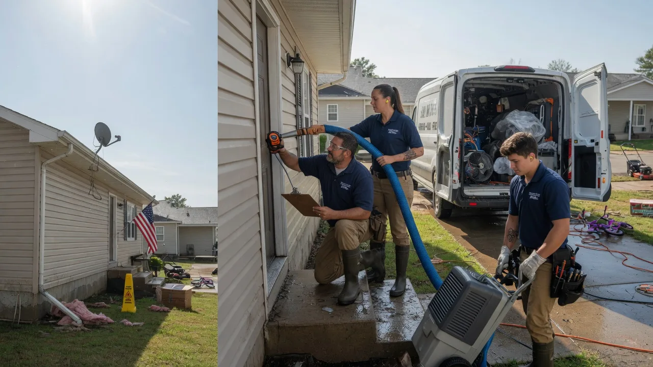 Ceiling Water Damage Restoration in Campbell, MO near me